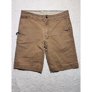 Columbia Men's Flex ROC Utility Shorts Regular Fit Size 30 Brown Hiking Outdoor